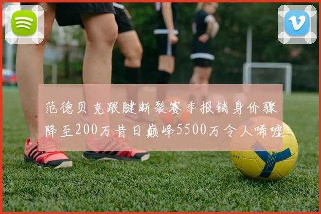 范德贝克跟腱断裂赛季报销身价骤降至200万昔日巅峰5500万令人唏嘘